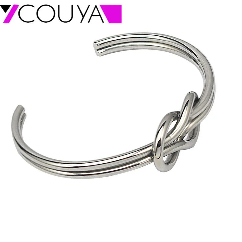 

Fashion Women Jewelry Elegant Metal silver Bangles Cuff Bracelet pulseras acero inoxidable mujer clavo clou famous brand jewelry