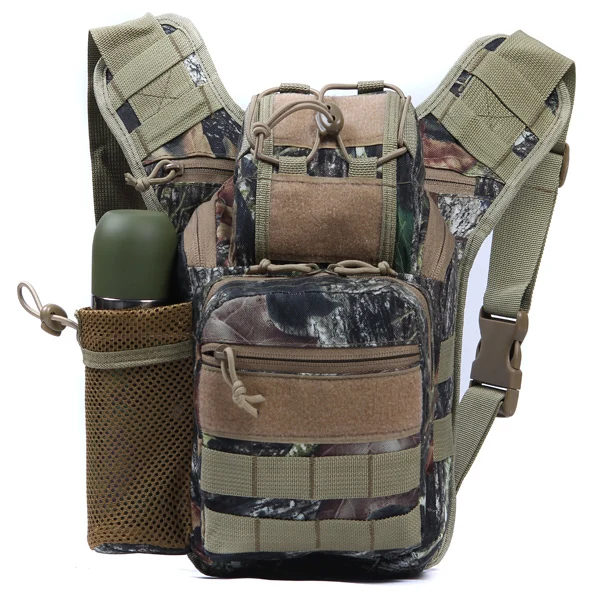 

Battlefield Camouflage Canvas Taille Packs Crossbody Bag Outdoor Klimmen Tas Reizen Fles Zak 8 Kleur
