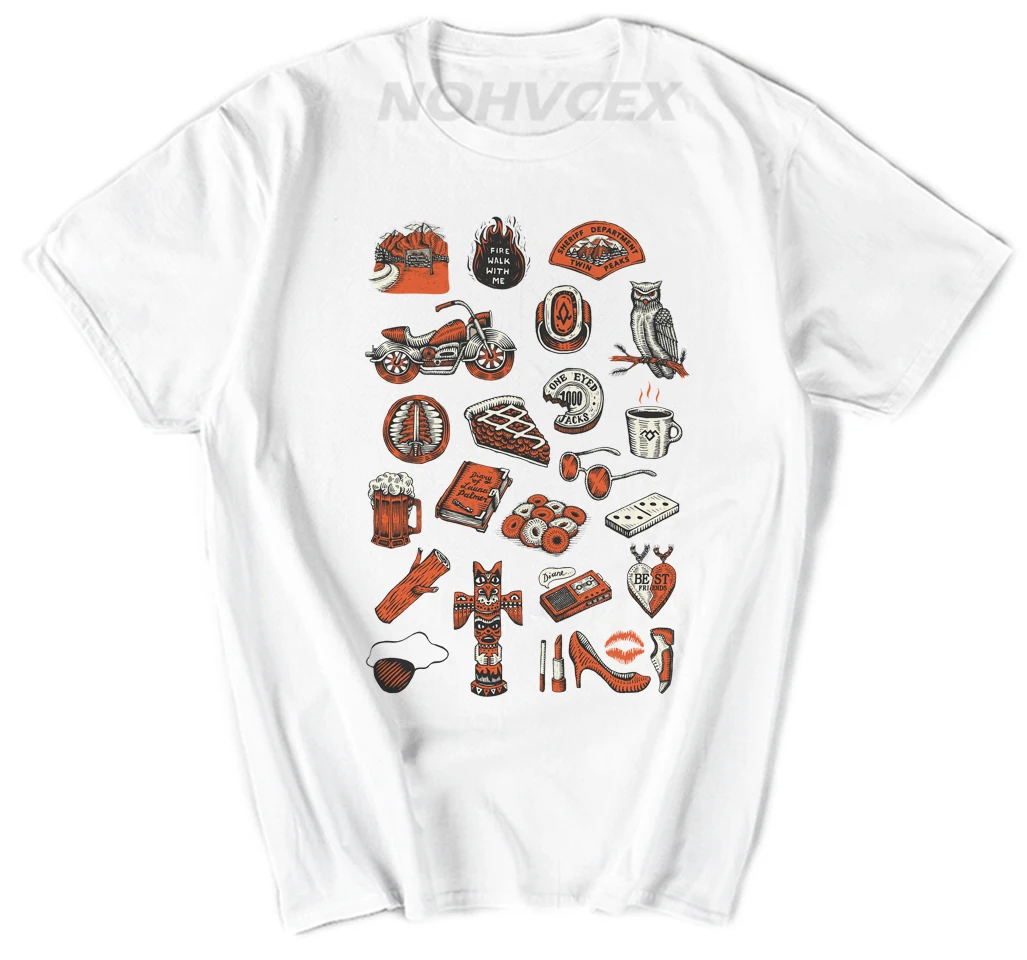 

New T-shirts Men T shirt custom WELCOME TO TWIN PEAKS DAVID LYNCH HOMME FEMME Hip Hop Tops welcome to twin peaks