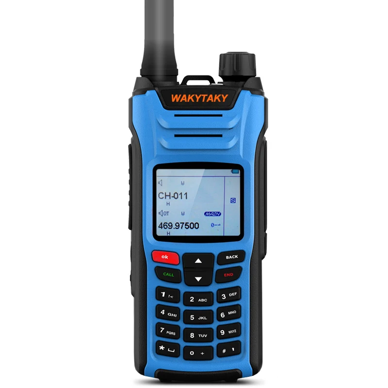 Wakytaky Walkie talkie 10 км 8 Вт 136 520 мГц Пять Полос ручной двухстороннее радиолюбителей