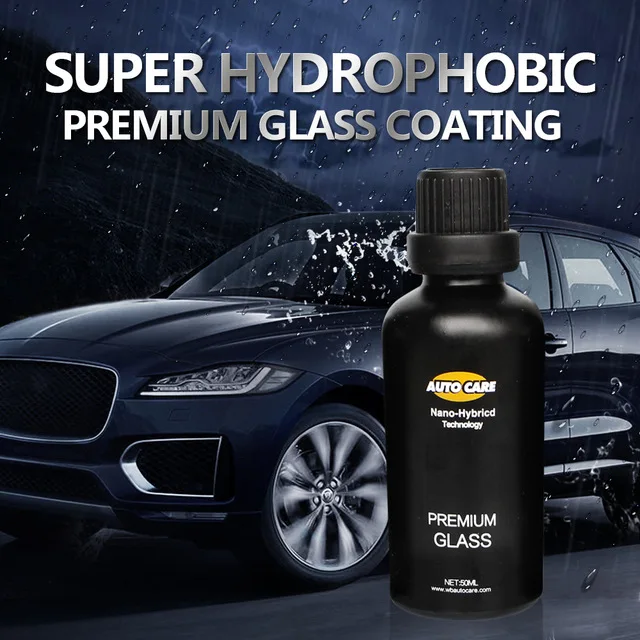 50ML 9H Auto Glass Crystal Coating Rain Water Repell High Gloss Liquid Glass Car Liquid Ceramic