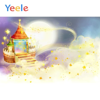 

Yeele Wonderland Cartoon Dreamy Magical Poster Scene Baby Photography Background Children Photographic Backdrop For Photo Studio