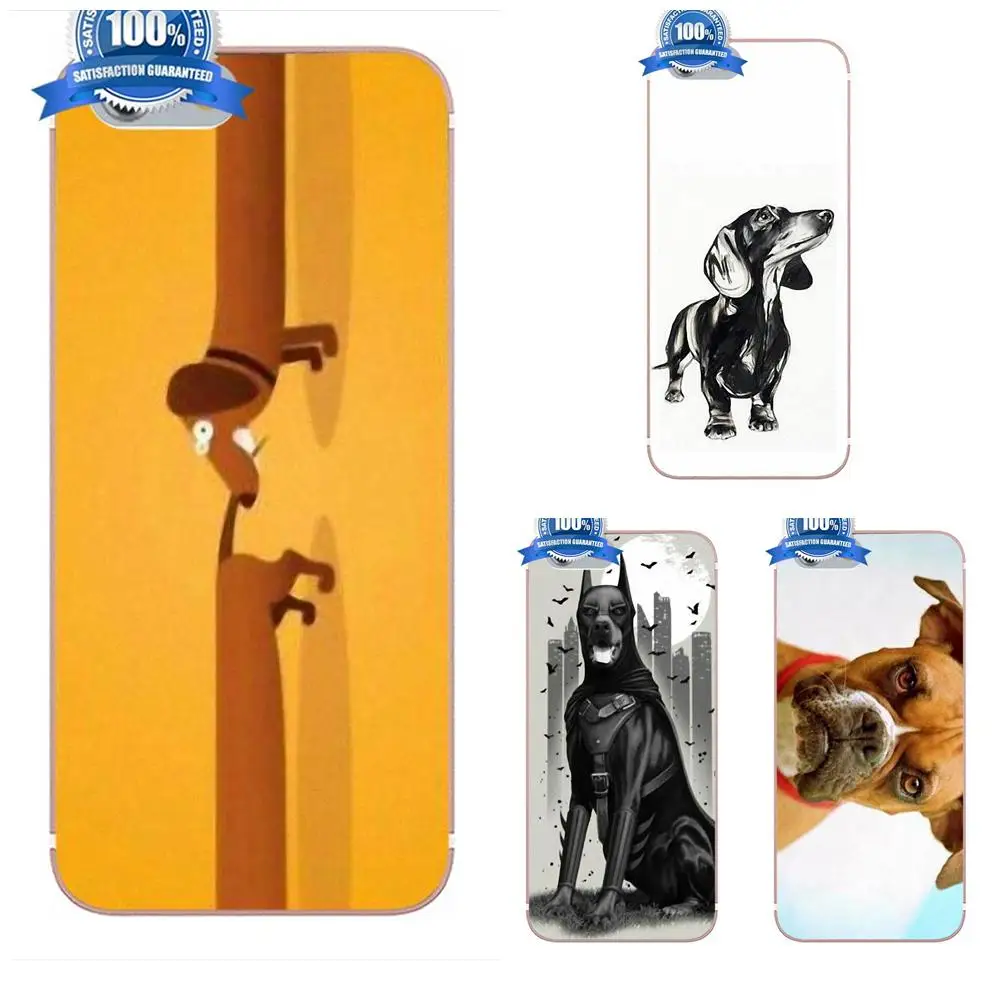 

Diwqxr Daschund Sausage Dog Art Animal TPU Best Cases For Huawei G8 Honor 5C 5X 6 6X 7 8 9 Y5II Mate 9 P8 P9 P10 Lite Plus 2017