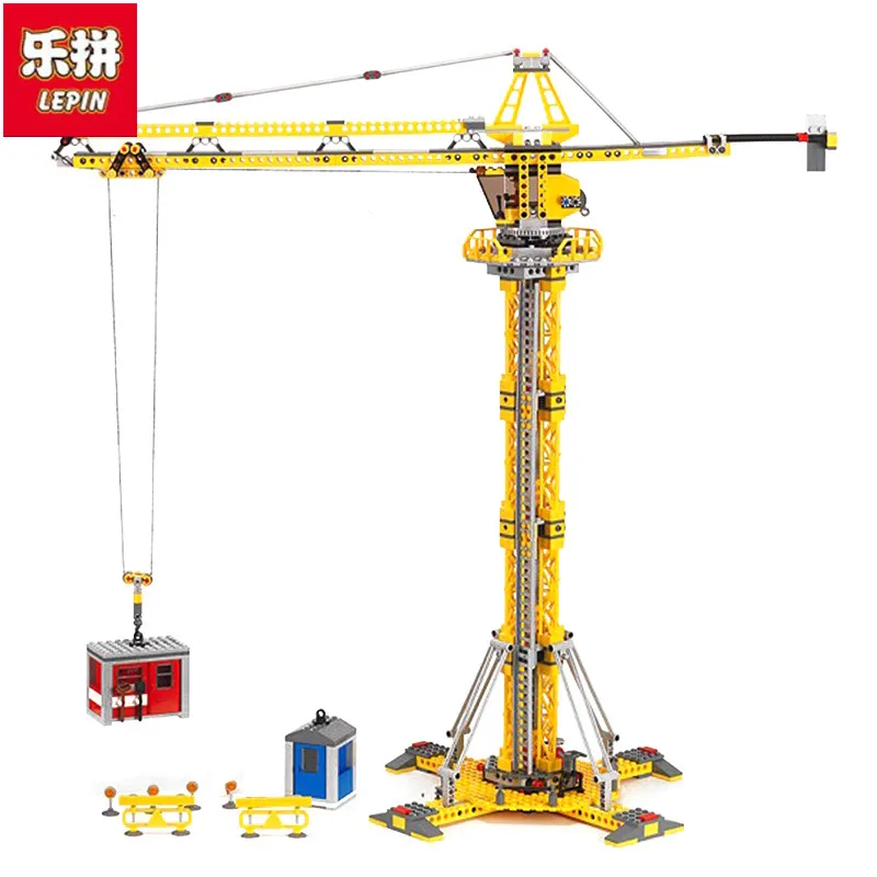 

Lepin 02069 City Series the Building Crane Set 7905 Building Blocks Bricks City Lifting Machine Children Toys Gift city