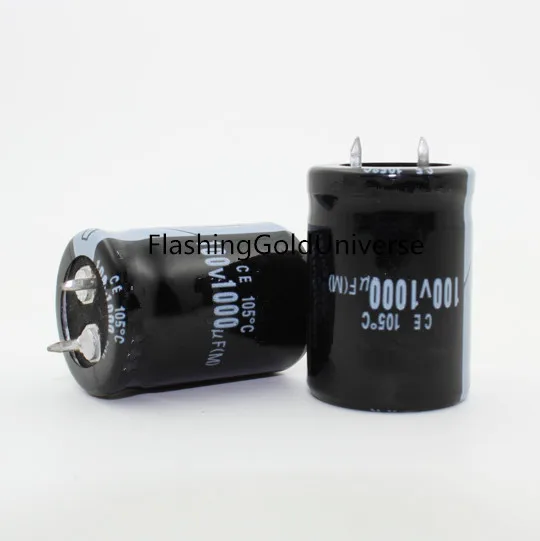 

100V 1000UF 1000UF 100V 100V1000UF 1000UF100V Electrolytic Capacitors volume: 22*30MM 25*30MM best quality