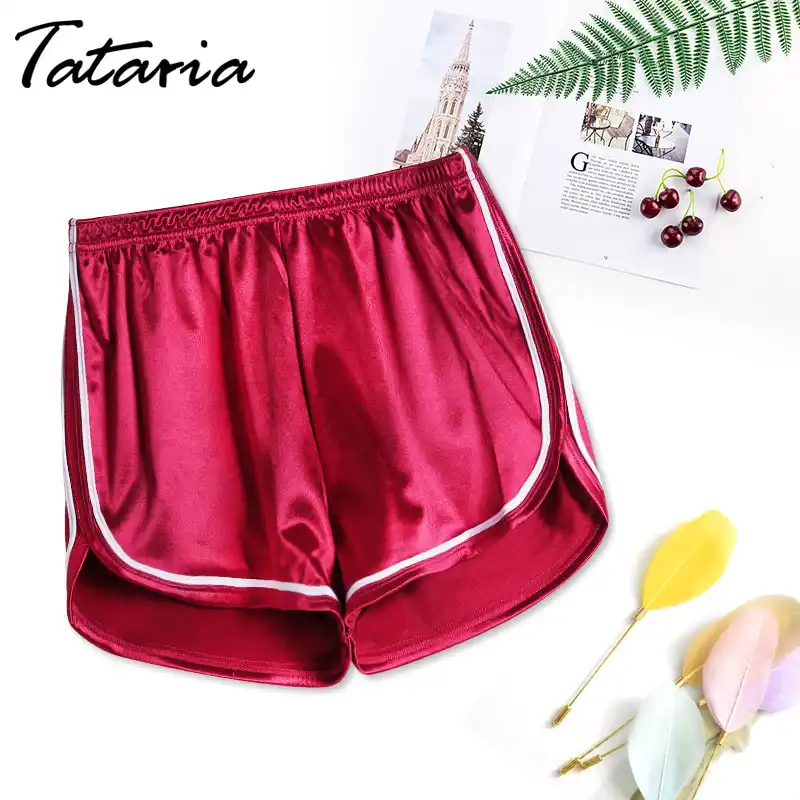 high waisted red and white striped shorts