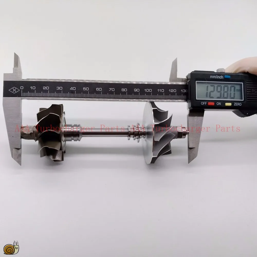 K03 турбинные колеса 37,8x45 мм, Compr колеса 35,8x50 мм, K03 турбо части/ремонтные комплекты ротора в сборке Поставщик AAA турбокомпрессора части