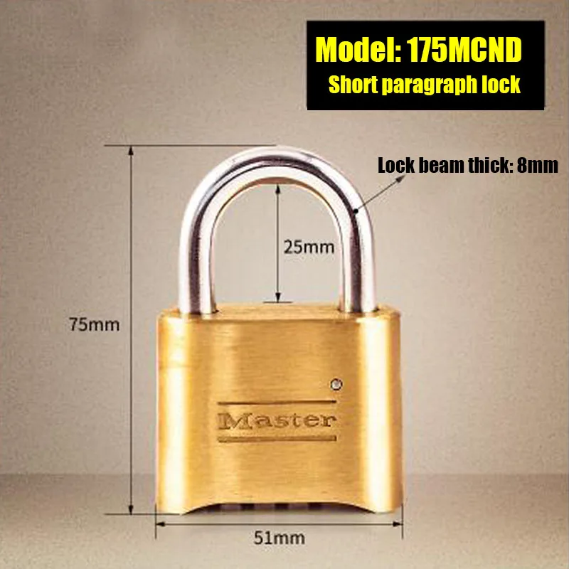 Brass high quality waterproof anti theft tamper security locks, outdoor