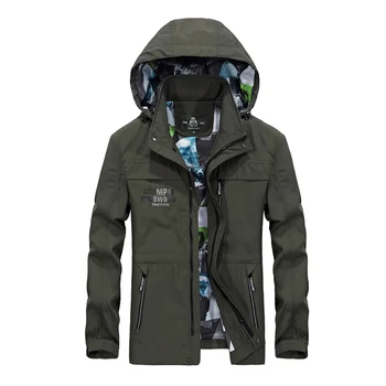 

High quality waterproof mens spring jacket outwear breathable windbreaker men jacket camouflage chaqueta hombre hooded coat men