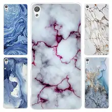 Мраморный чехол для sony Xperia XA Z1 Z2 Z3 Z4 Z5 M4 Aqua M5 XZ C4 E5 l36h Прозрачный жесткий пластиковый чехол с изображением пейзажа