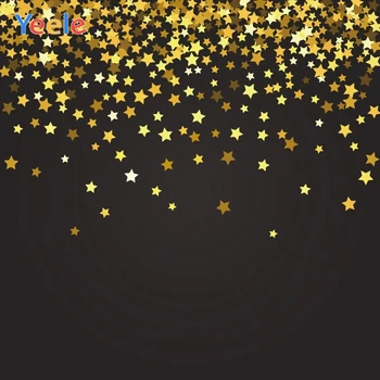 

Yeele Wallpaper Fallen Gold Stars Water ripples Photography Backdrops Personalized Photographic Backgrounds For Photo Studio