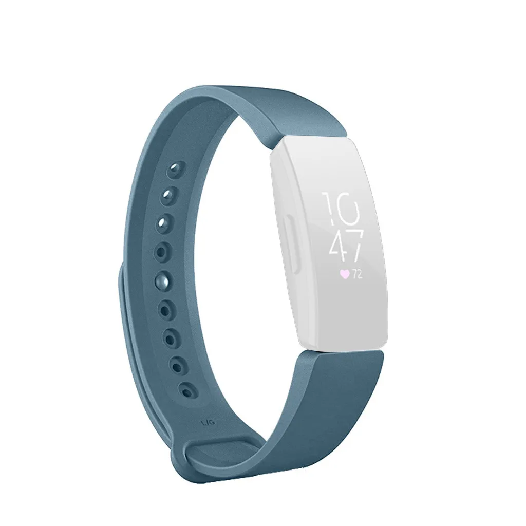 Силиконовый ремешок для Fitbit Inspire/Inspire HR Смарт-часы фитнес-трекер спортивный водонепроницаемый сменный Браслет ремешок