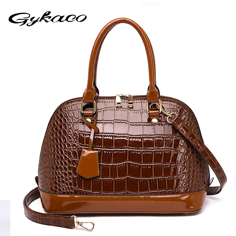 

Gykaeo European and American Style Fashion Tote Bags Handbags Women Famous Brands Shell Messenger Shoulder Bag Sac A Main 2019