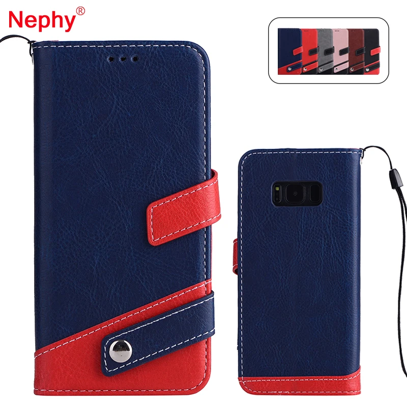 

Nephy Wallet Case For Samsung S6 S7 Edge S8 S9 Plus Note 8 Note8 A3 A5 J3 J5 J7 2017 A8 2018 Version Luxury Filp Leather Coque