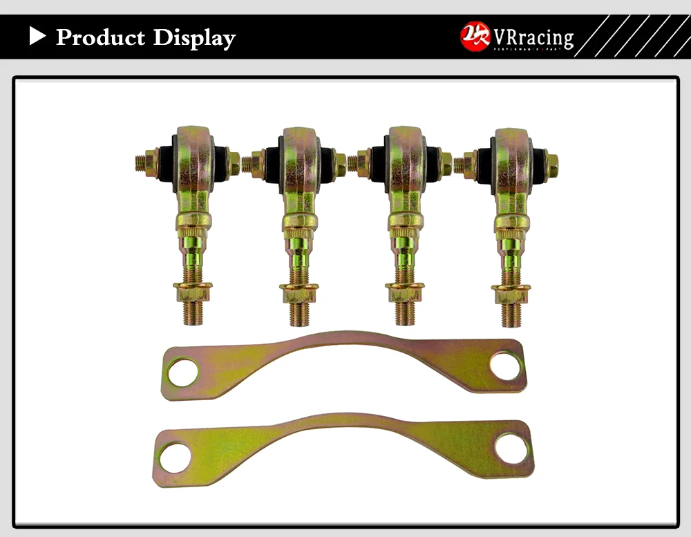 VR RACING-для 92-95 CIVIC EG латунь передний регулируемый верхний рычаг комплект втулок Замена производительность VR-SS03