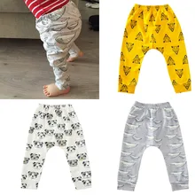 Г. осень-зима, мягкие теплые штаны с милыми рисунками животных для маленьких мальчиков и девочек, леггинсы, одежда повседневные детские штаны