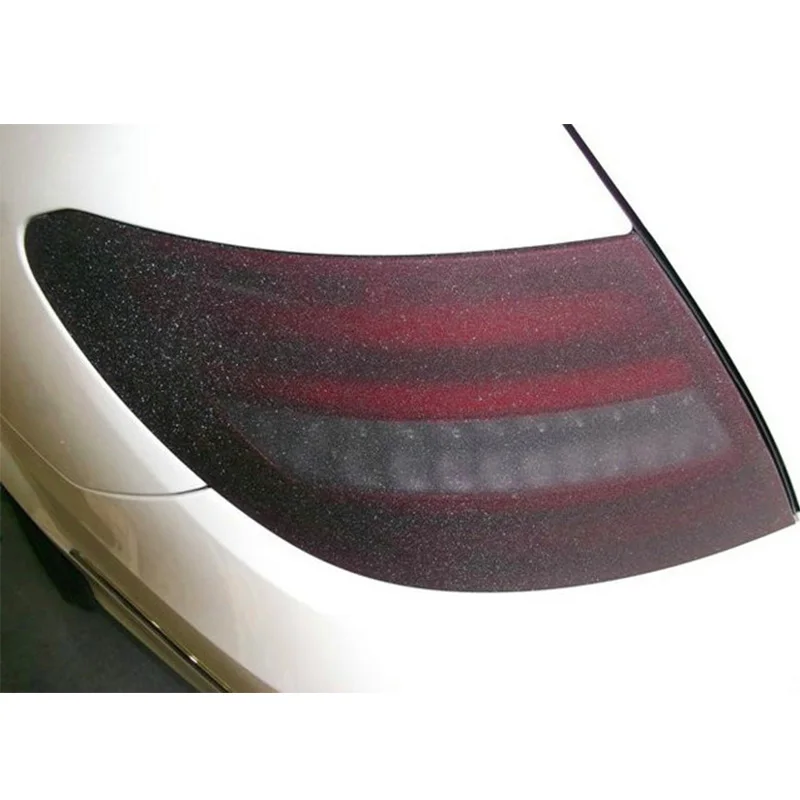 1pc SEEYULE 0.3m*1.2m Frosted with Flash Point Car Film Car Headlight Taillight Protection Color change waterproof Roll Sticker 