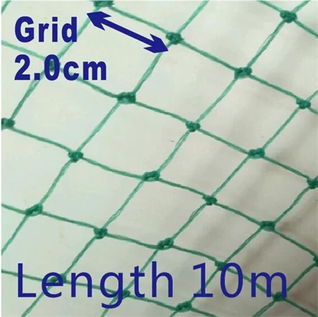 Садовый забор сетка растение лозы альпинистские зеленые сети забор сетка птицеводство цыпленок фазана забор садовая сеть - Цвет: grid 2.0cm length10m