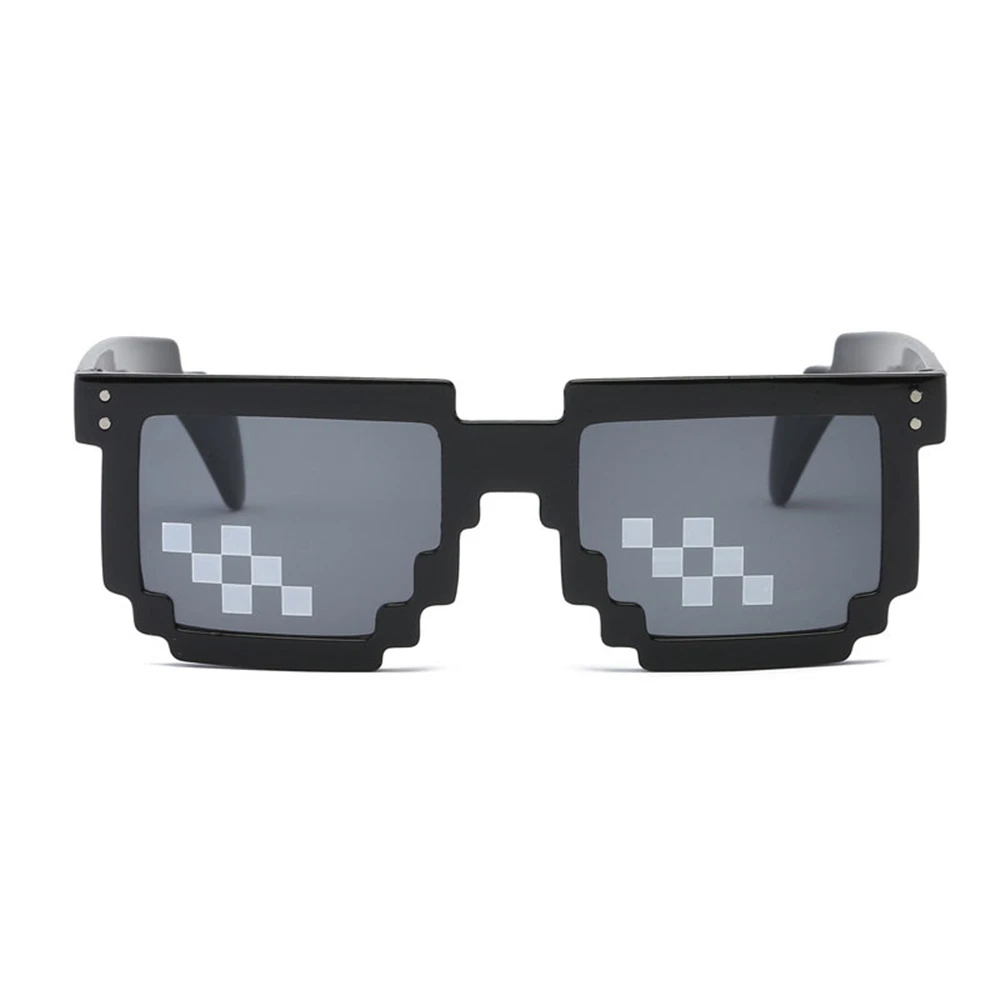 2019 очки 8 бит MLG Pixelated Солнцезащитные женские мужские брендовые Thug Life для