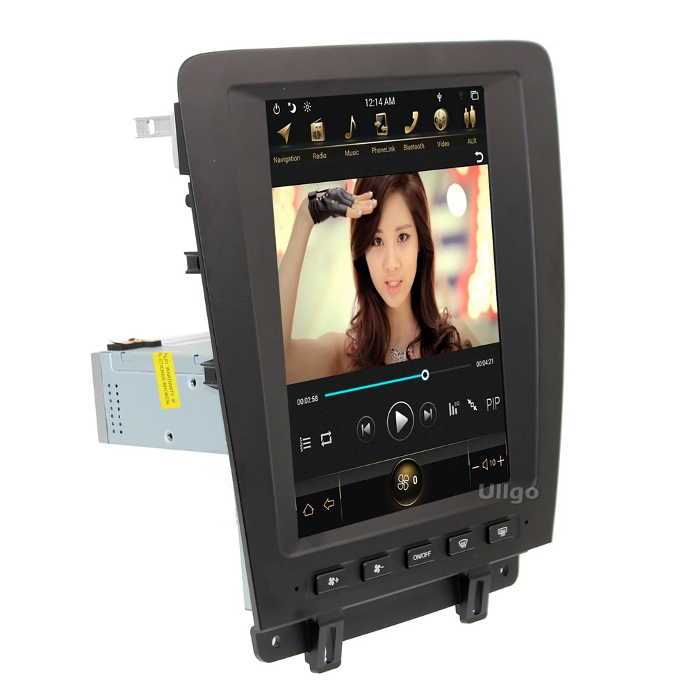 Flash Deal 10.4 inch 2G+32G Vertical Screen Tesla Style Android Car Stereo GPS for Ford Mustang 2010-2013 Autoradio GPS Car Head Unit Navi 1