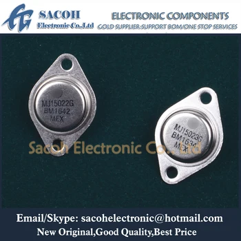 

Free Shipping 1Pairs MJ15022G MJ15022 + MJ15023G MJ15023 TO-3 Original Made in Mexico Silicon Power Transistor