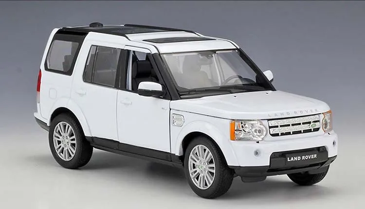 WELLY литой 1:24 классический сплав модель автомобиля Land Range Rover Discovery 4 внедорожный Металлический Игрушечный Автомобиль для детей Коллекция подарков