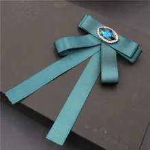 Элегантный мужской женский свадебный галстук воротник рубашка Хрустальный галстук-платок ручной работы эластичная лента бабочка стразы лента галстук-бабочка