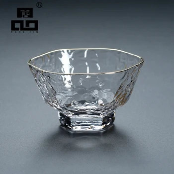 

TANGPIN heat-resistant glass tea cup glass cup of tea glass kung fu cup