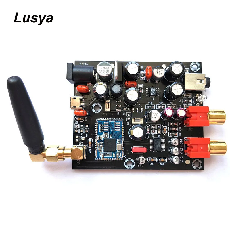 CSR8675 Bluetooth 5,0 беспроводной приемник плата PCM5102A ies DAC декодер плата HIFI APTX HD поддержка 24 бит с антенной A5-007