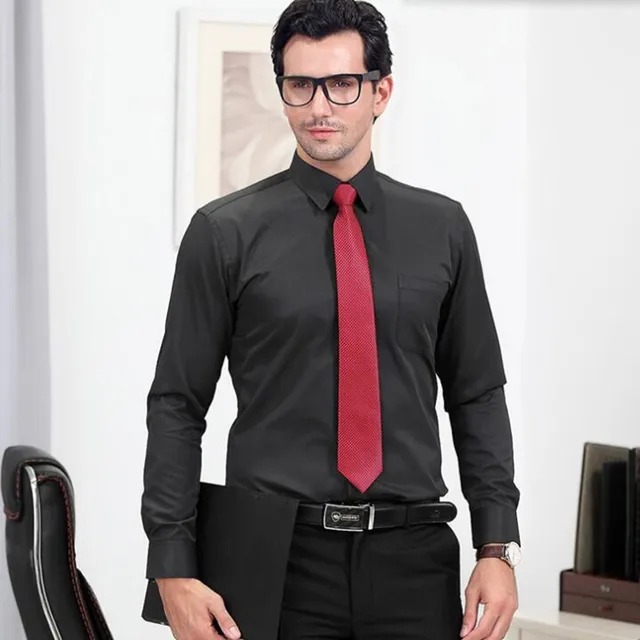custom made men shirt classic joker the man wedding dress shirt interview clothes for men