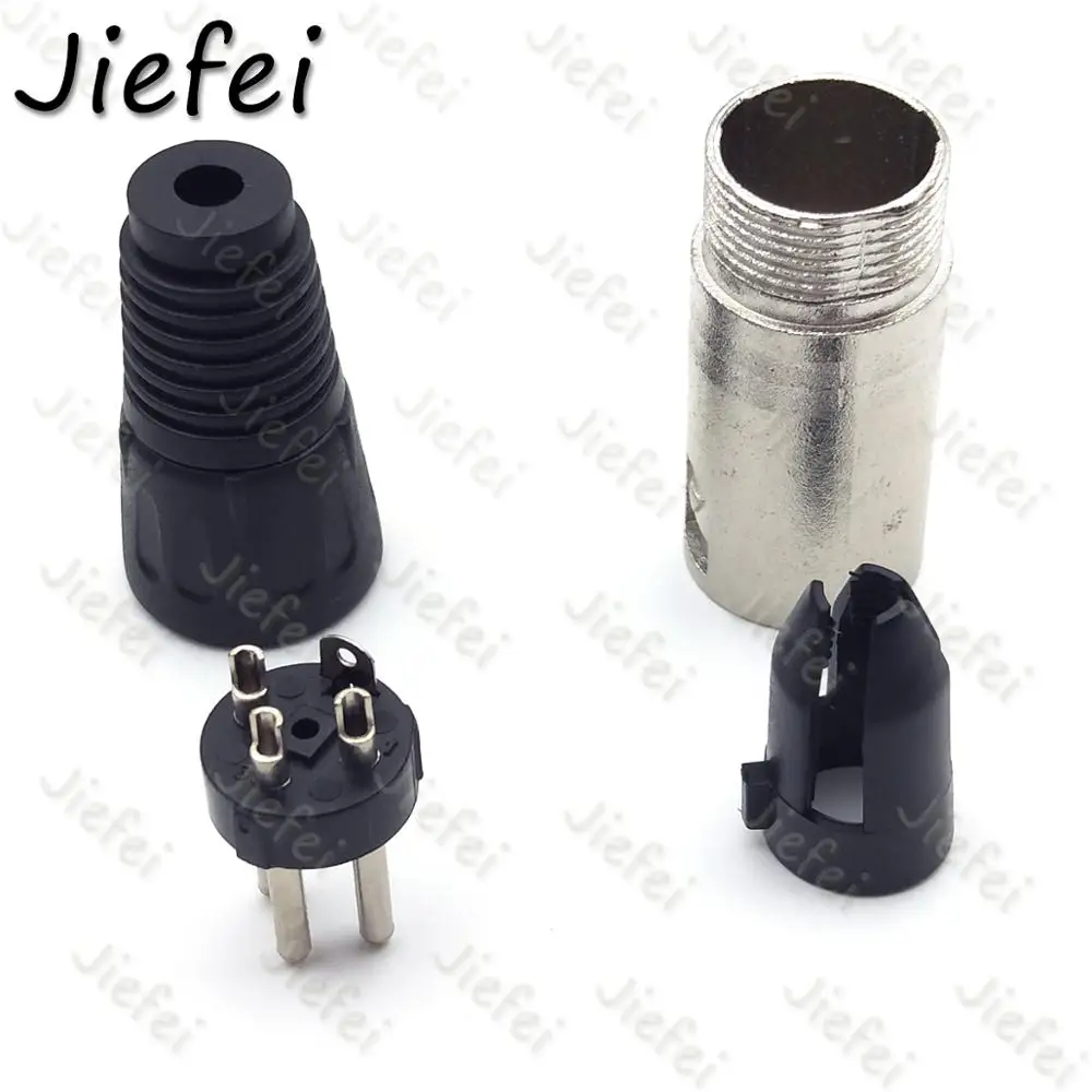 25 компл. XLR 3Pin 5pin аудио микрофонный кабель Разъем Черный мужской+ Женский микрофонный Штекер кабель подключения XLR адаптер