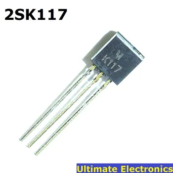 

50pcs K117 2SK117 2SK117-BL TO-92 Field Effect Transistor Silicon Transistor N-Channel Junction Type