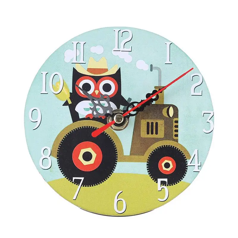 Large Multi Color 23/" WALL CLOCK Tuscan BISTRO FRENCH COUNTRY Wood Iron