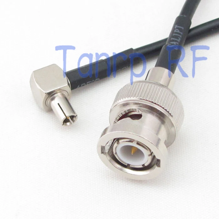 

6in BNC male plug to TS9 male plug right angle RF connector adapter 15CM Pigtail coaxial jumper cable RG174 extension cord