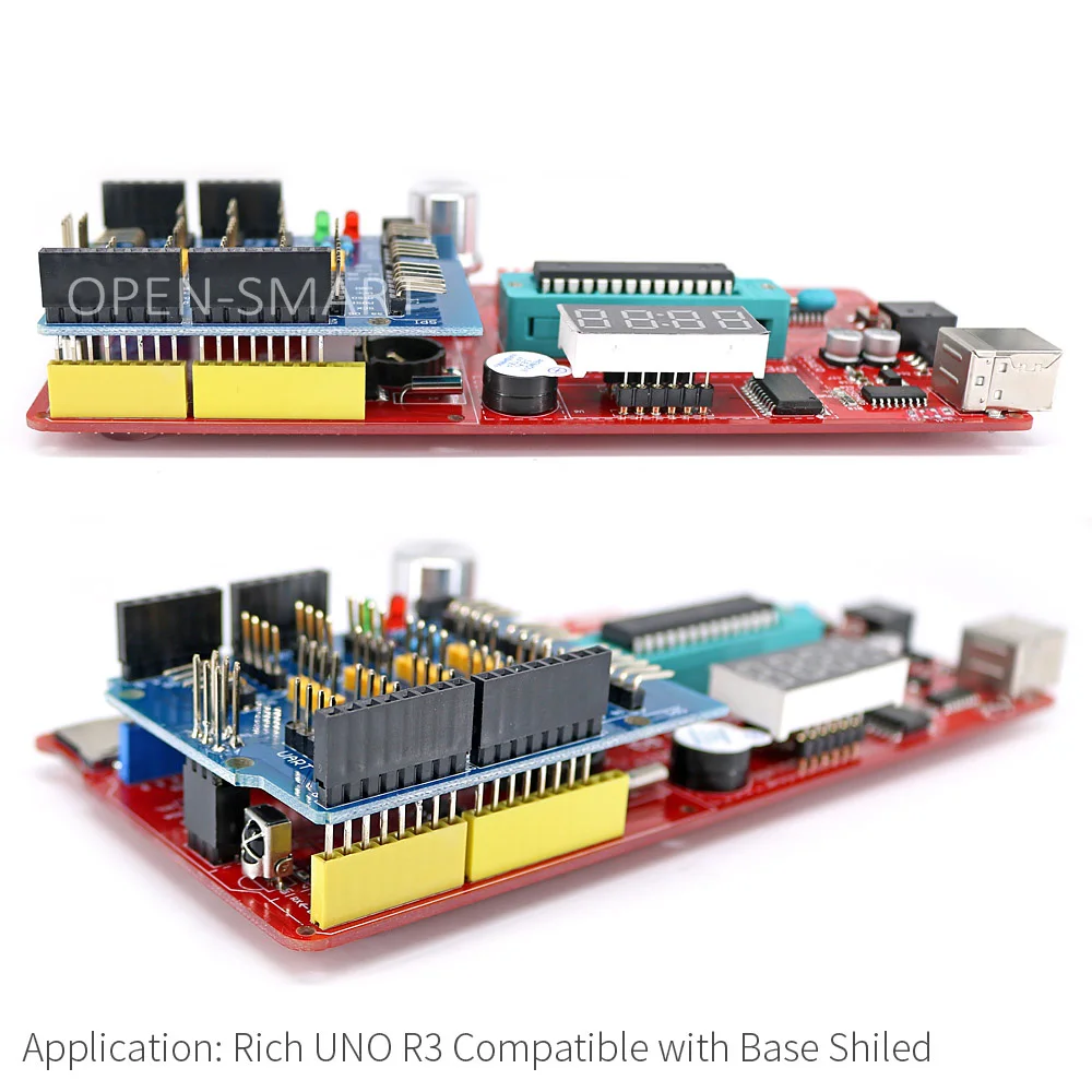 Многофункциональная макетная плата Rich UNO R3 Atmega328P для Arduino с модулем MP3 /DS1307