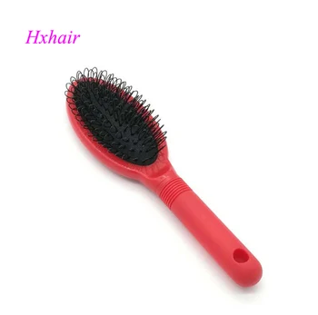 

Freeshipping - 100pcs No.3 Loop Brush RED HANDLE for Hair Extension / Professional Hair Comb