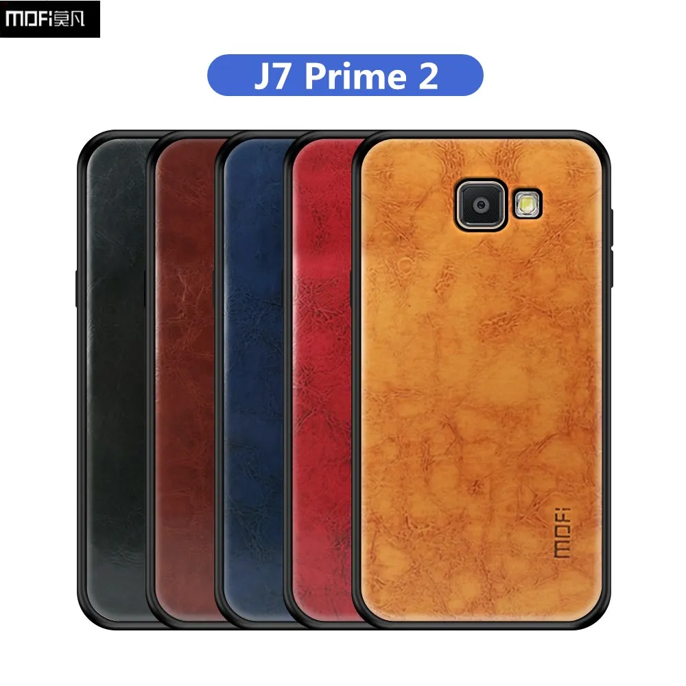 MOFi PU Leather + TPU Case for Samsung Galaxy J7 Prime 2 Cover Phone
