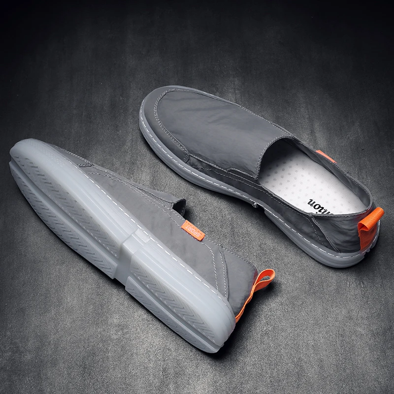 

Men Flats Casual Men Beach Loafer Shoes Breathable Mesh Summer Man Flats Soft Driving Shoes Lazy C4