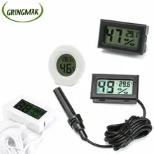 1PCS Digital Mini LCD Car Thermometer Hygrometer Indoor Outdoor Portable Temperature Humidity Sensor Meter Instruments
