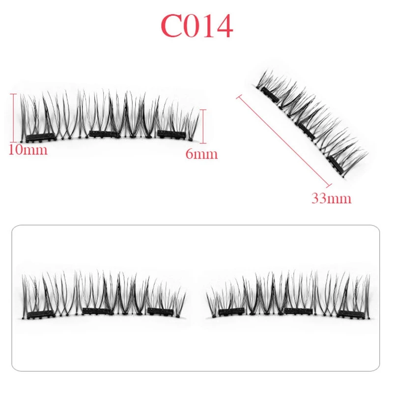 Магнитные накладные 3D ресницы, мягкие натуральные длинные накладные ресницы без клея, макияж