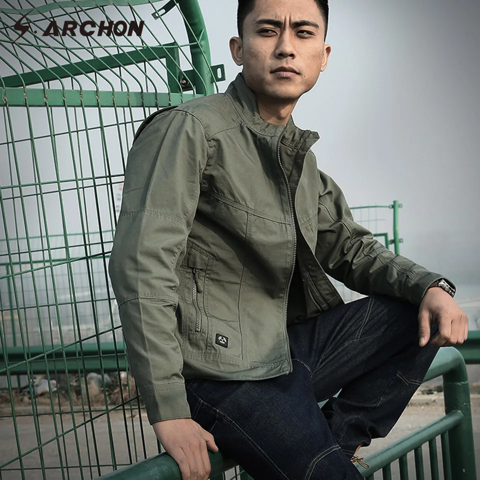 S.ARCHON Spring Assassin Military Tactical Field Jackets Men Autumn