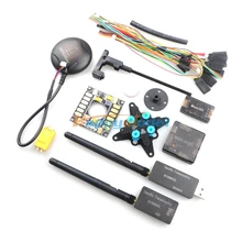 Mini APM Flight controller w/ 6M GPS + 3DR 433Mhz 915Mhz Radio Telemetry + OSD + Power Module + Damping Board FPV Combo Kits