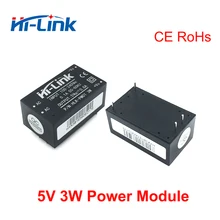 20 шт./партия AC-DC 220V 5V 3W мини изолированного источника питания модуль небольшого valume низкий входной ток/выход HLK-PM01