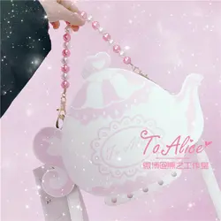 Принцессы Sweet Лолита сумка ORIGINAL Sweet сердце чайник lovely Soft очаровательны сумки склонны сумка BAG183