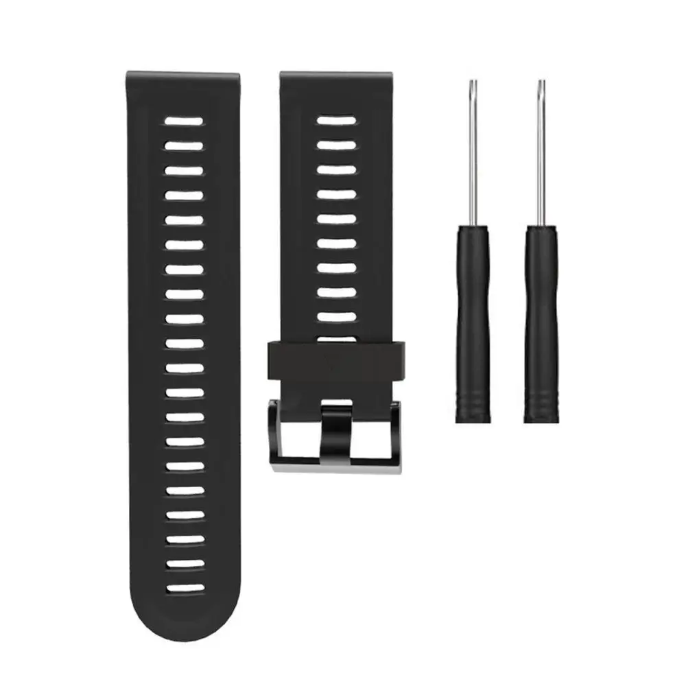

Colorful 26mm Width Outdoor Sport Silicone wrist Strap Watchband Replacement bracelte watch for Garmin Fenix 3 watch Band new