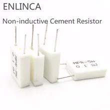 10 шт. 5 Вт 0,05 0,47 0,047 0,027 1 2 Ом 0.47R 0.05R 1R 2R 0.047R 0.027R безиндуктивный резистор для цемента сопротивление 5