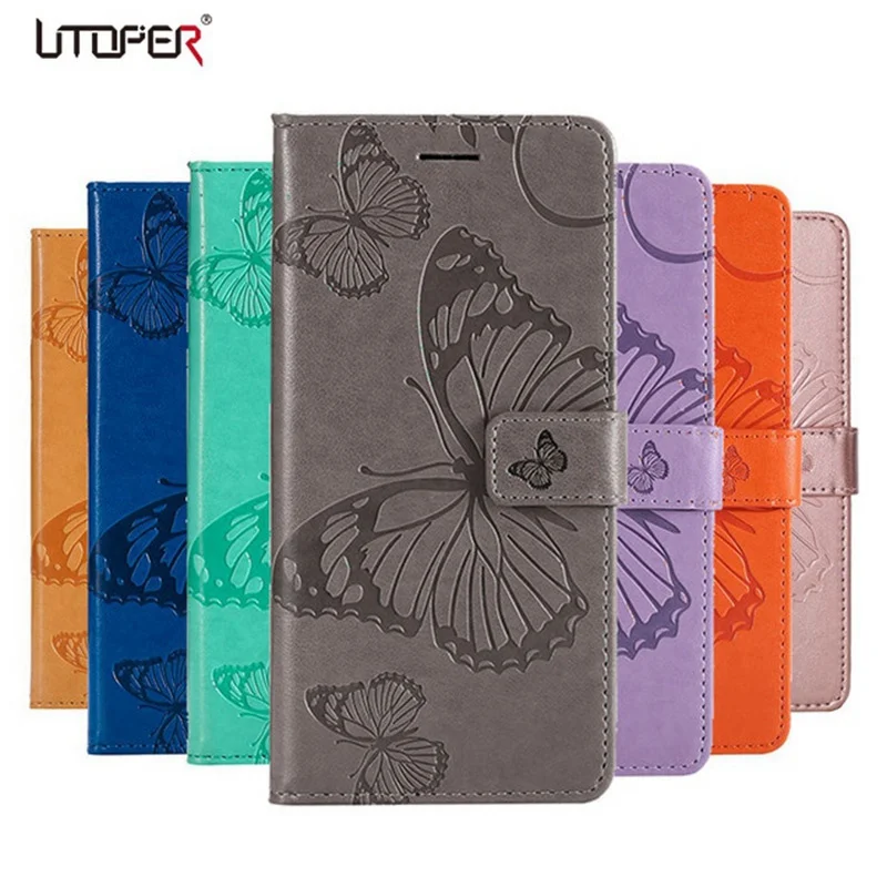 UTOPER For Huawei P20 Lite Case Pro PU Leather Flip Luxury Fundas Cover |