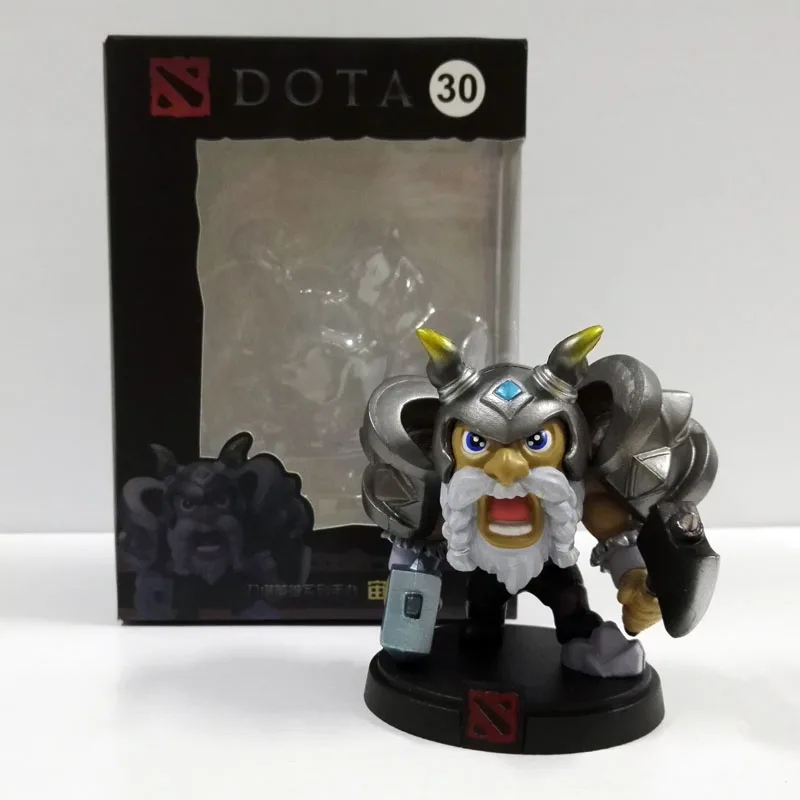  5pcs/set DOTA 2 Game Queen of pain Model Zeus Tidehunter Skywrath Mage Death Model Decoration Boxed