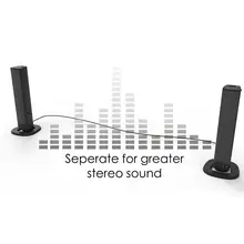 Sound Blaster Soundbar Portable Bluetooth Speaker Innovative Fashionable Foldable Split TV Speaker Altavoz Bluetooth BS-36