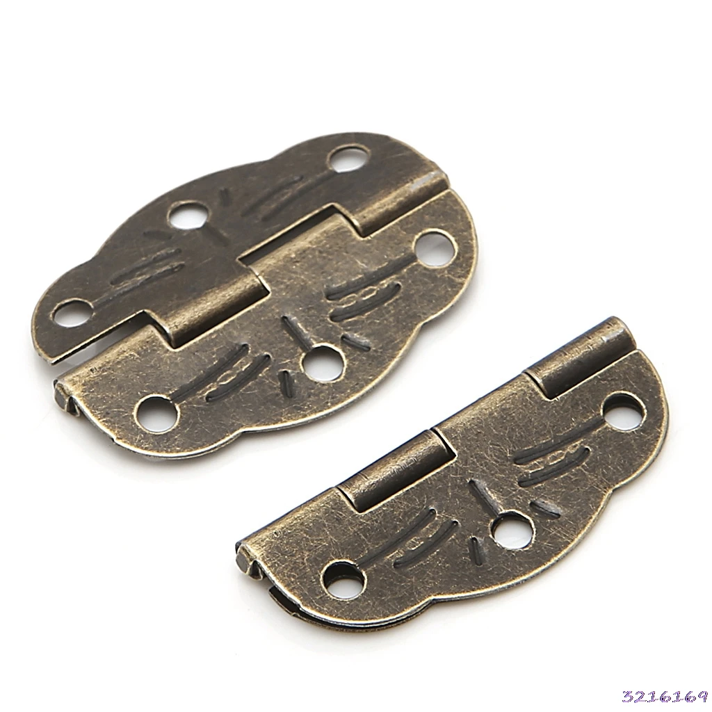 10x Door Butt Hinges Alloy Rotated From 0-280 Antique Bronze 30mm x22mm